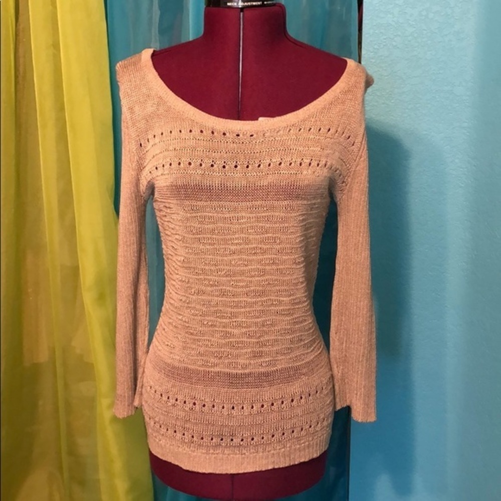 WILLI SMITH Beige Knit Sweater